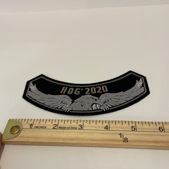 2020 Harley Davidson HOG Eagle Jacket Vest Patch and Pin Badge - Picture 5 of 5